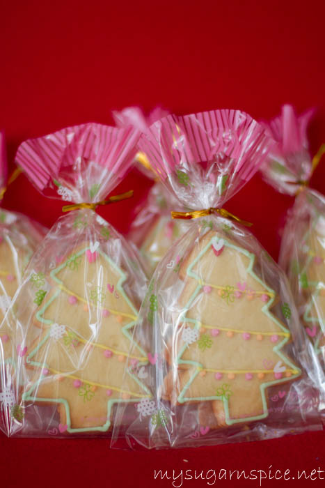 Christmas Tree Biscuit